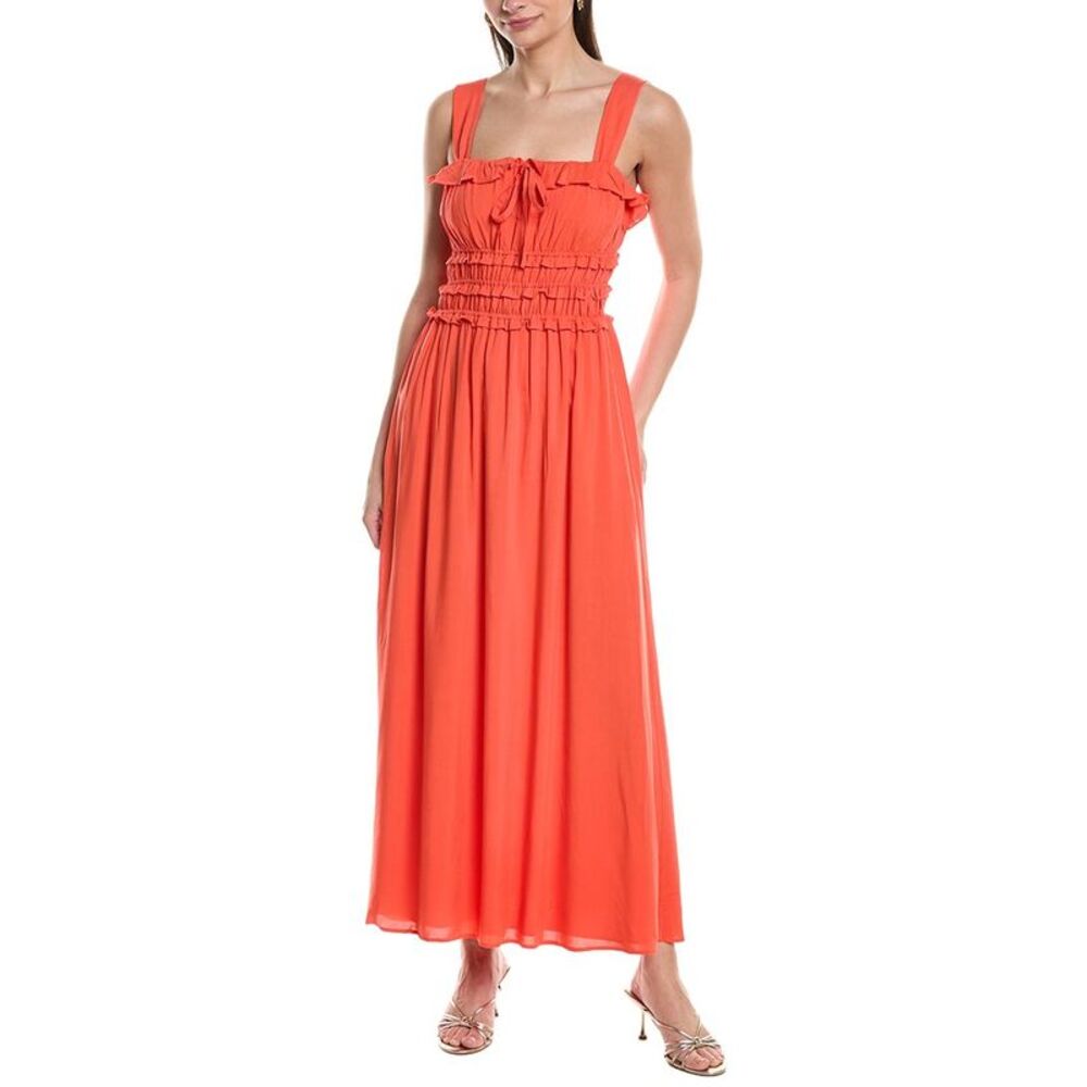 Opt Womens Kourt Soleil Dress, Red